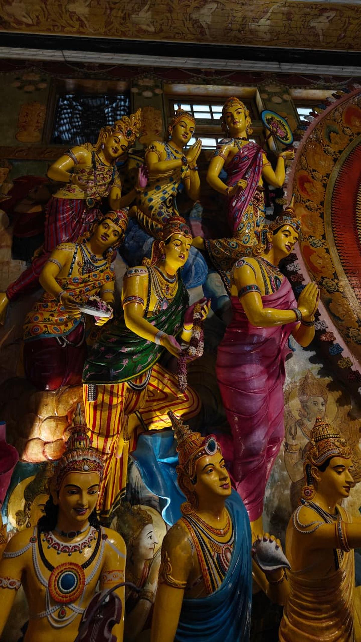 An inner chamber from the Gangaramaya Temple in Colombo