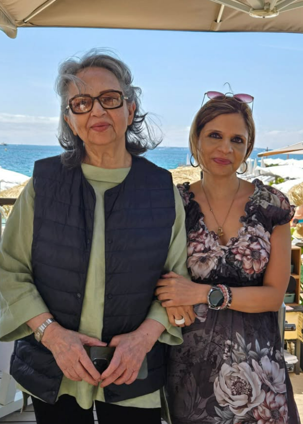Sharmila Tagore poses with daughter Saba Ali Khan ahead of the Cannes restoration premiere of ‘Aranyer Din Ratri’ Sharmila Tagore poses with daughter Saba Ali Khan ahead of the Cannes restoration premiere of ‘Aranyer Din Ratri’