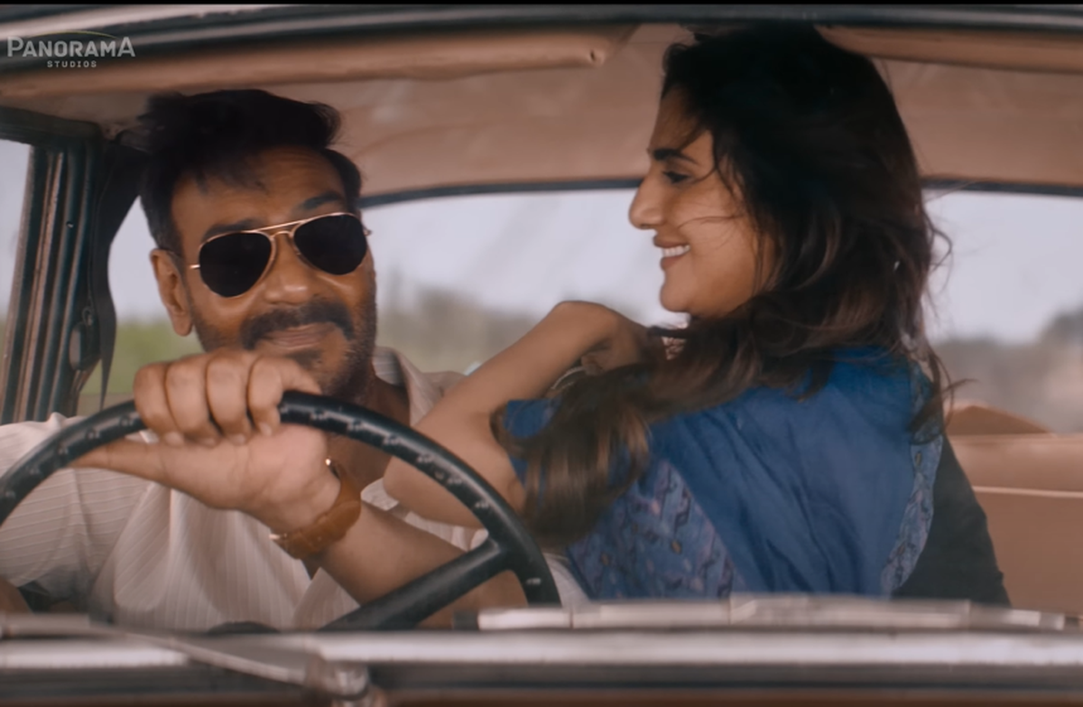 Ajay Devgn and Vaani Kapoor in ‘Raid 2’. Ajay Devgn and Vaani Kapoor in ‘Raid 2’.