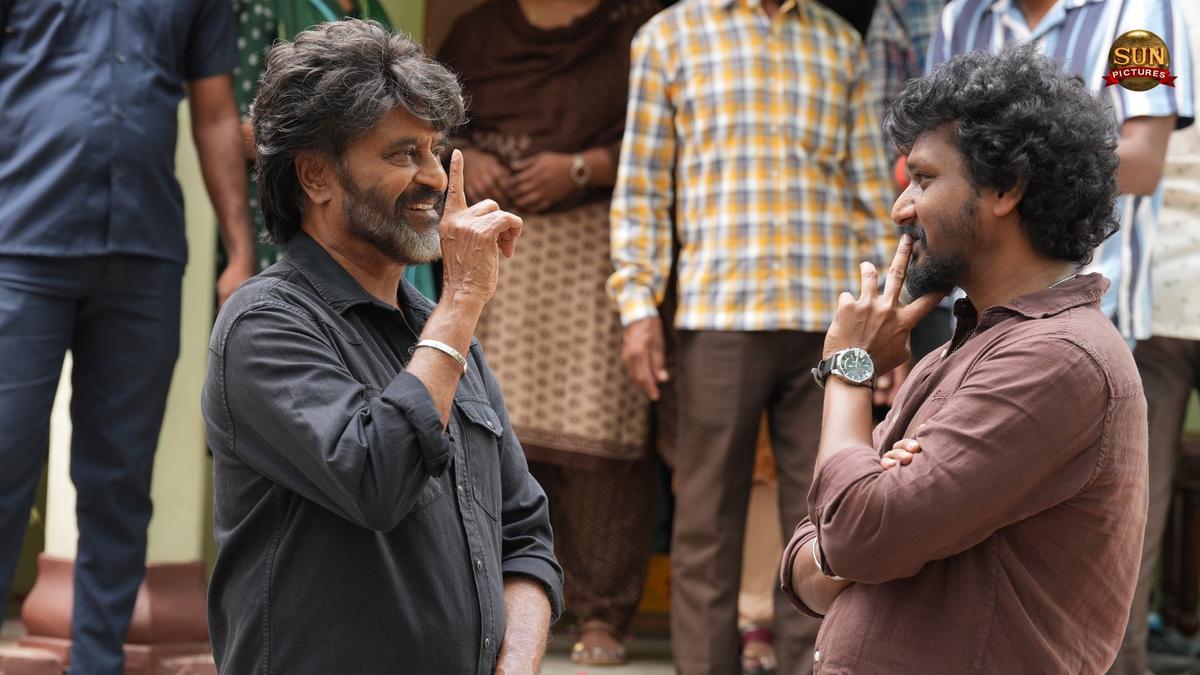 Rajinikanth and Lokesh Kanagaraj from the sets of ‘Coolie’