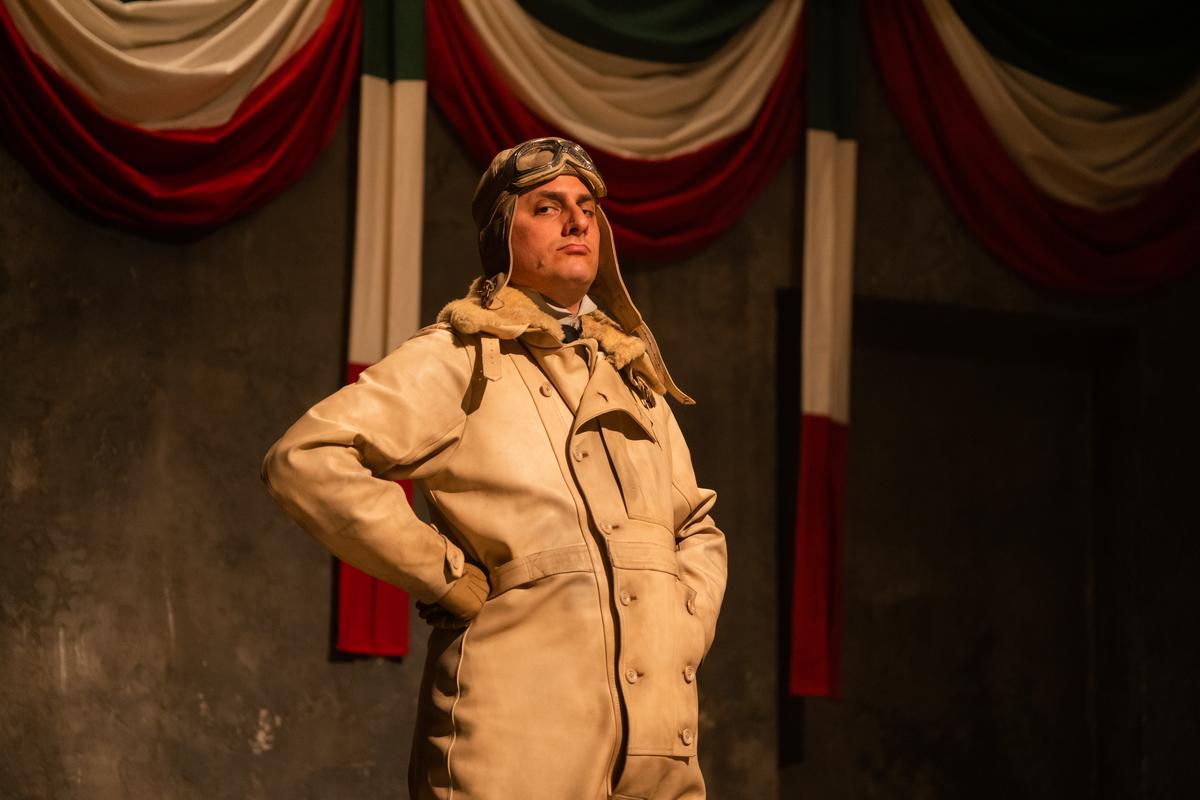 Luca Marinelli as Benito Mussolini in a still from ‘Mussolini: Son of the Century’ Luca Marinelli as Benito Mussolini in a still from ‘Mussolini: Son of the Century’