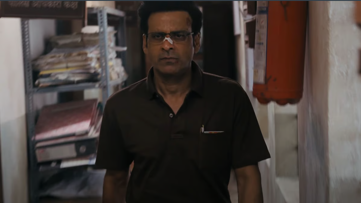 Manoj Bajpayee in a still from ‘Despatch’