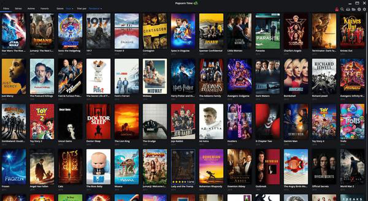 Popcorn time store movies