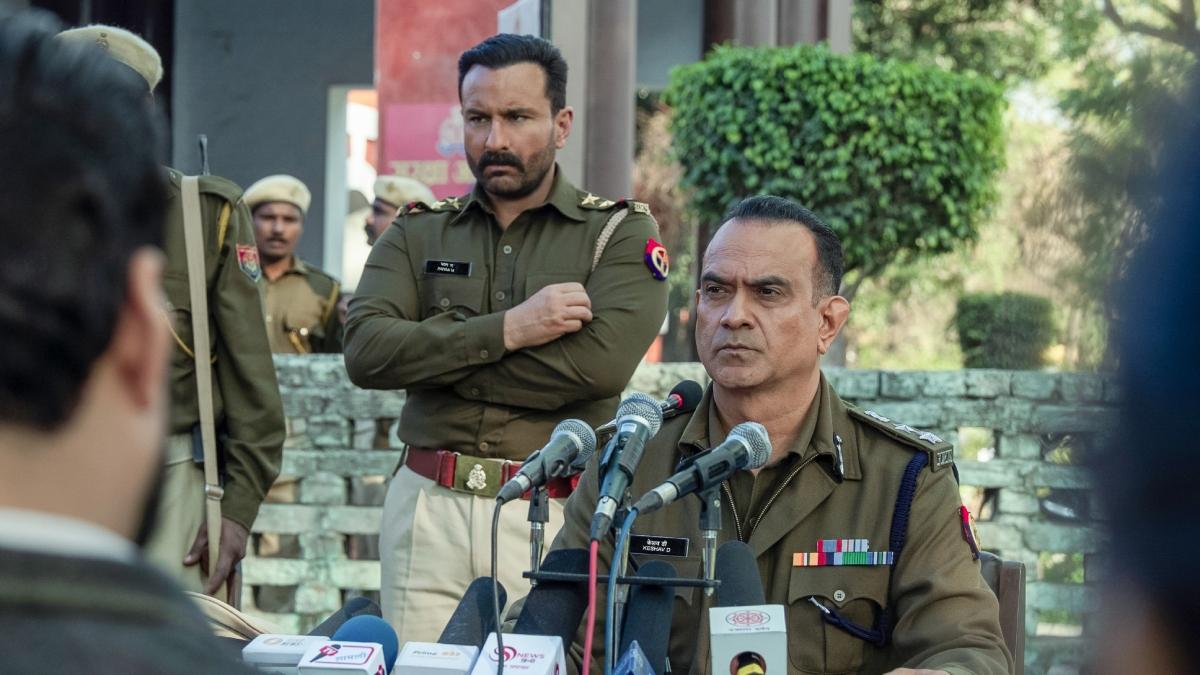 Saif Ali Khan and Manish Chaudhari in ‘Kartavya’