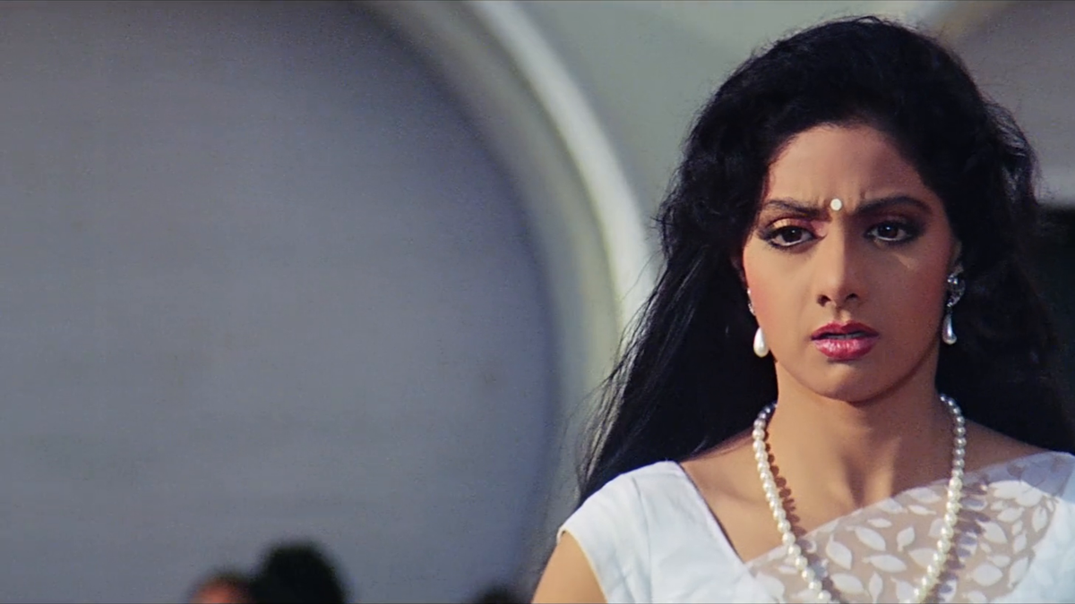 Sridevi in ​​Yash Chopra's Chandni (1989)