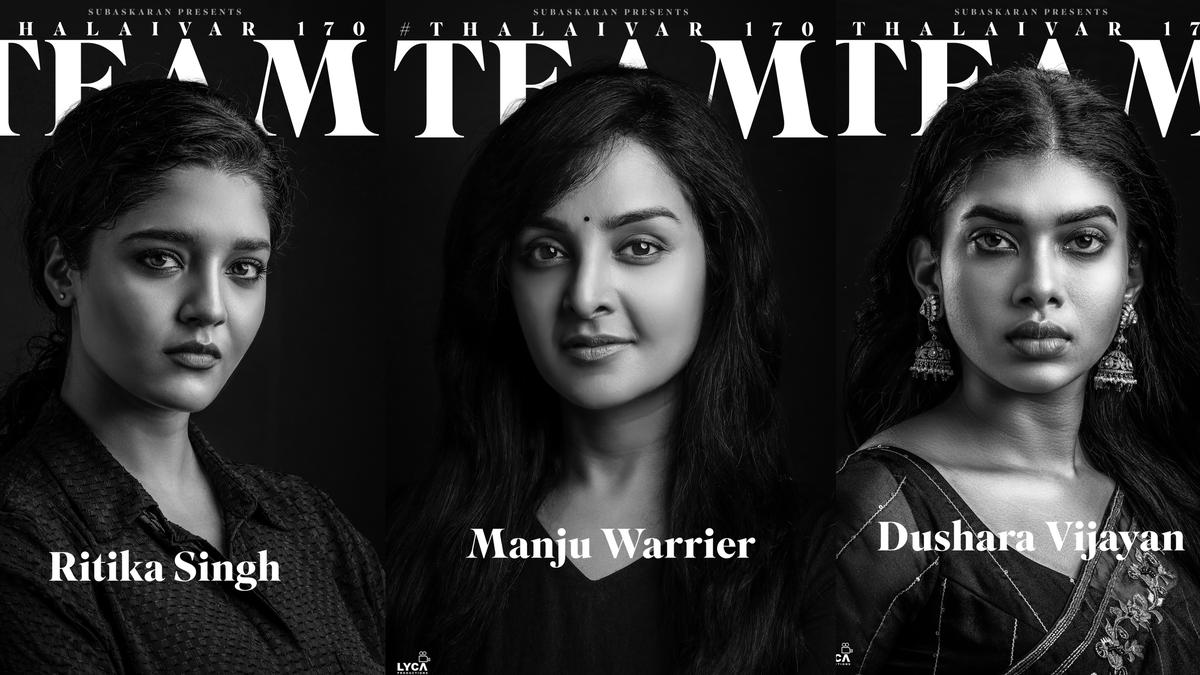 ‘Thalaivar 170’ : Manju Warrier, Ritika Singh et Dushara Vijayan rejoignent le prochain de Rajinikanth avec TJ Gnanavel