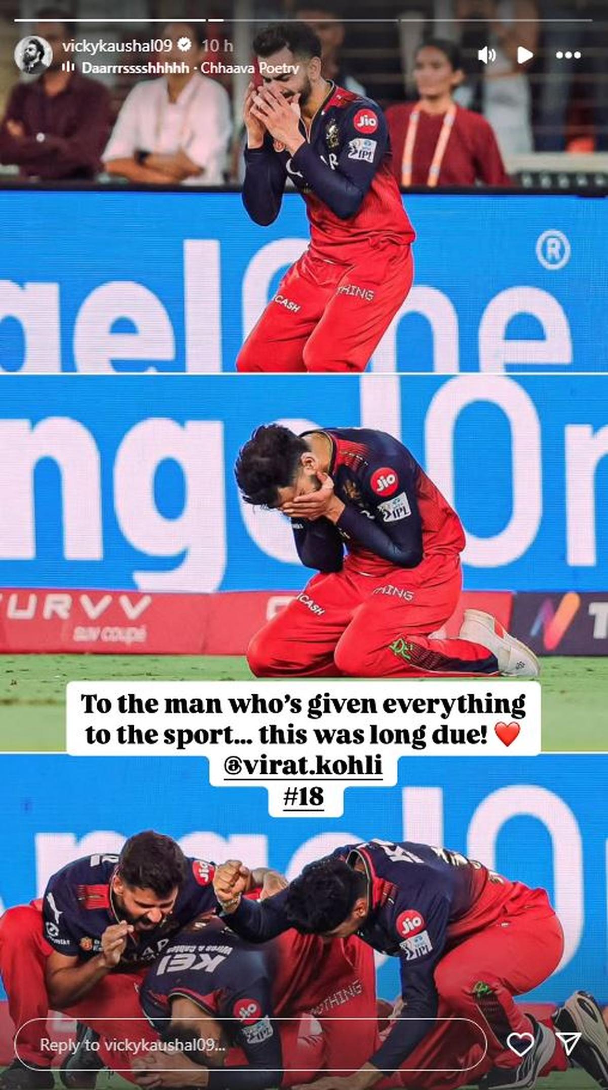 Vicky Kaushal’s Instagram story