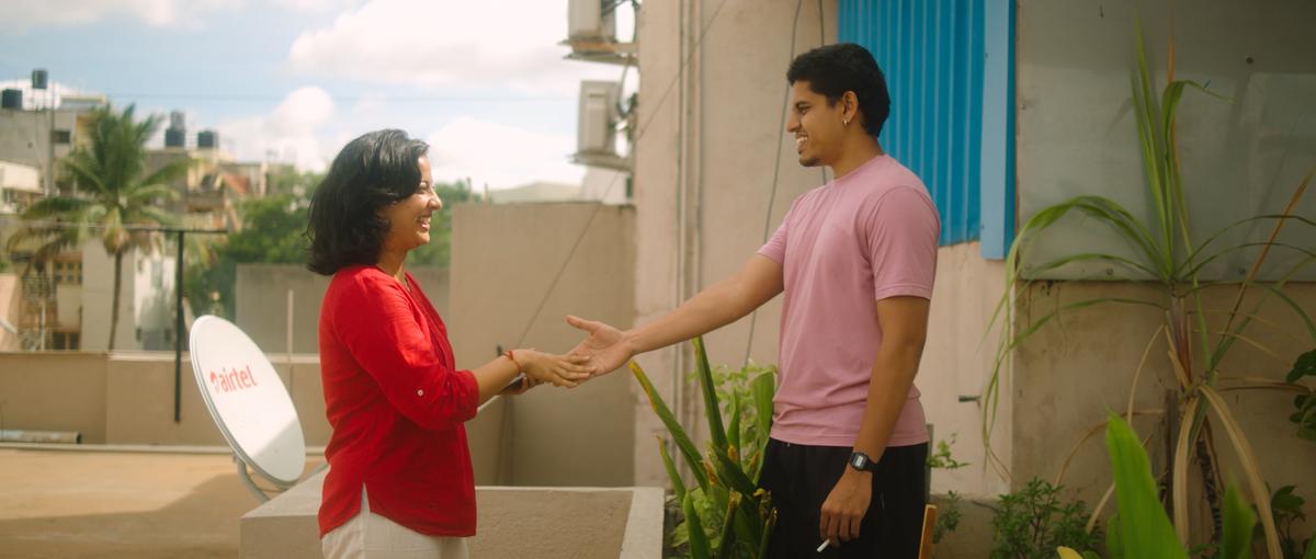 Aashith and Varsha Bhat in 'Summer Love'. Aashith and Varsha Bhat in 'Summer Love'.