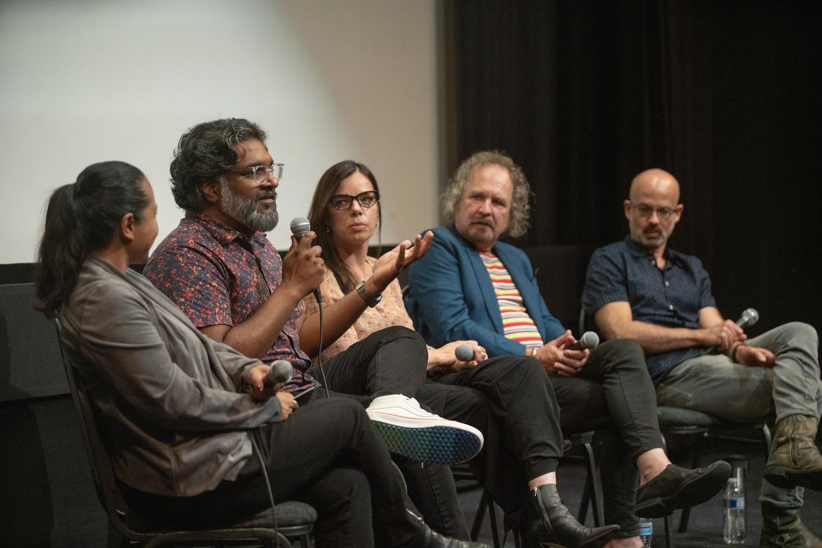 Varun speaking at the FYC AFI Panel in 2024