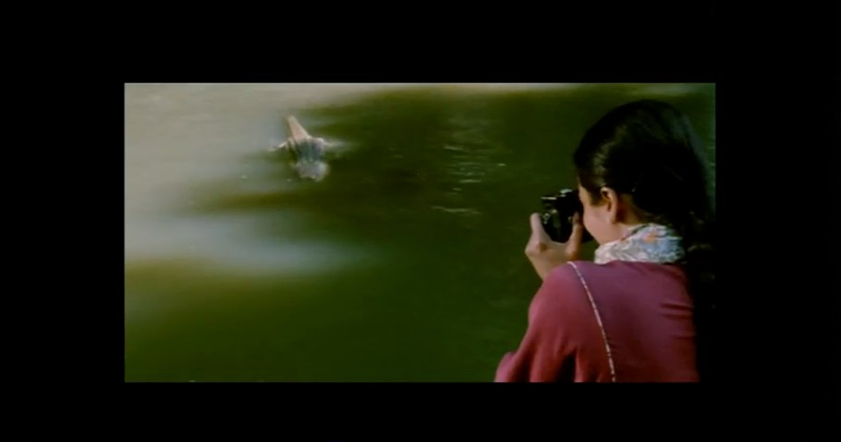 The famous crocodile scene from ‘Khoon Bhari Maang’