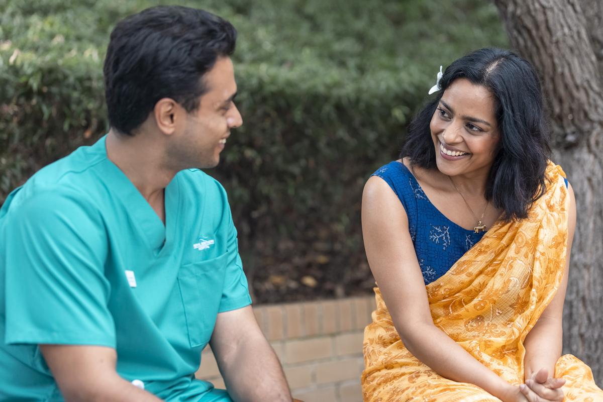 Shahana Goswami and Akshay Ajit Singh in a still from ‘Four Years Later’ Shahana Goswami and Akshay Ajit Singh in a still from ‘Four Years Later’
