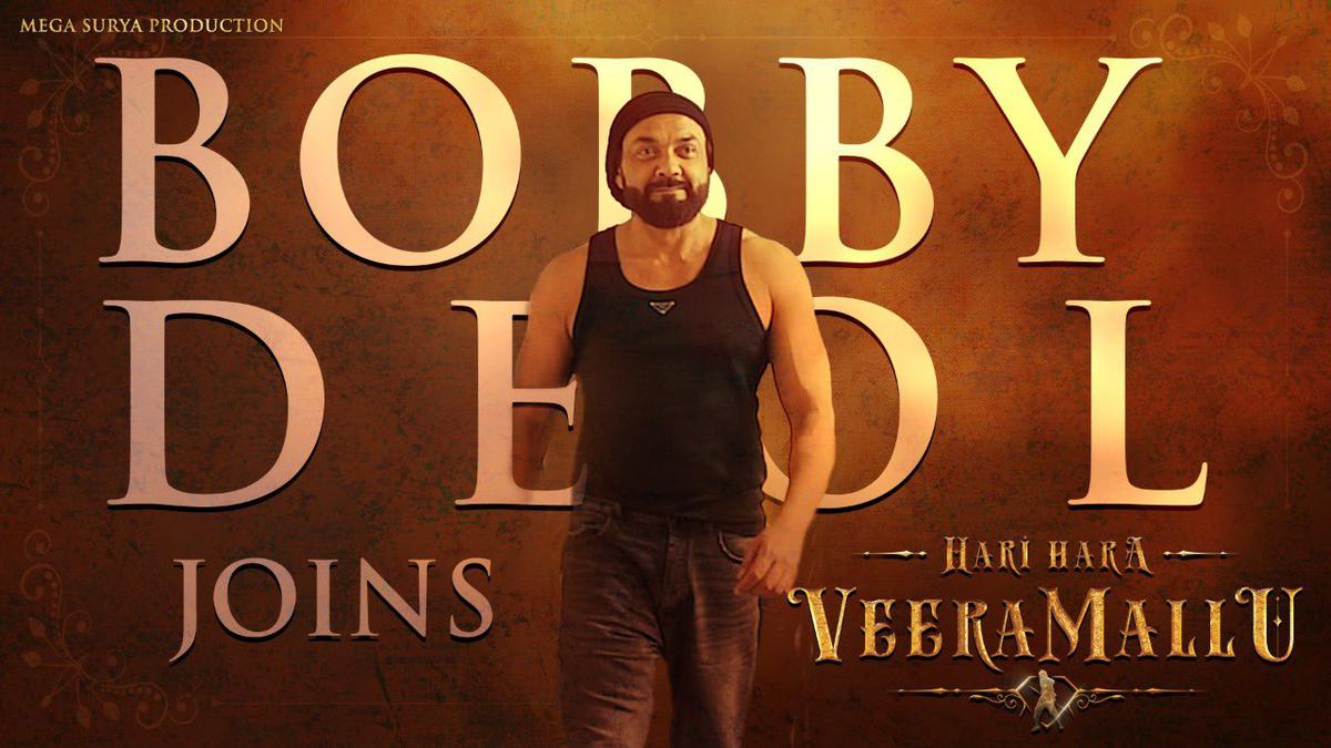 Bobby Deol to play Aurangzeb in Pawan Kalyan's 'Hari Hara Veera Mallu'