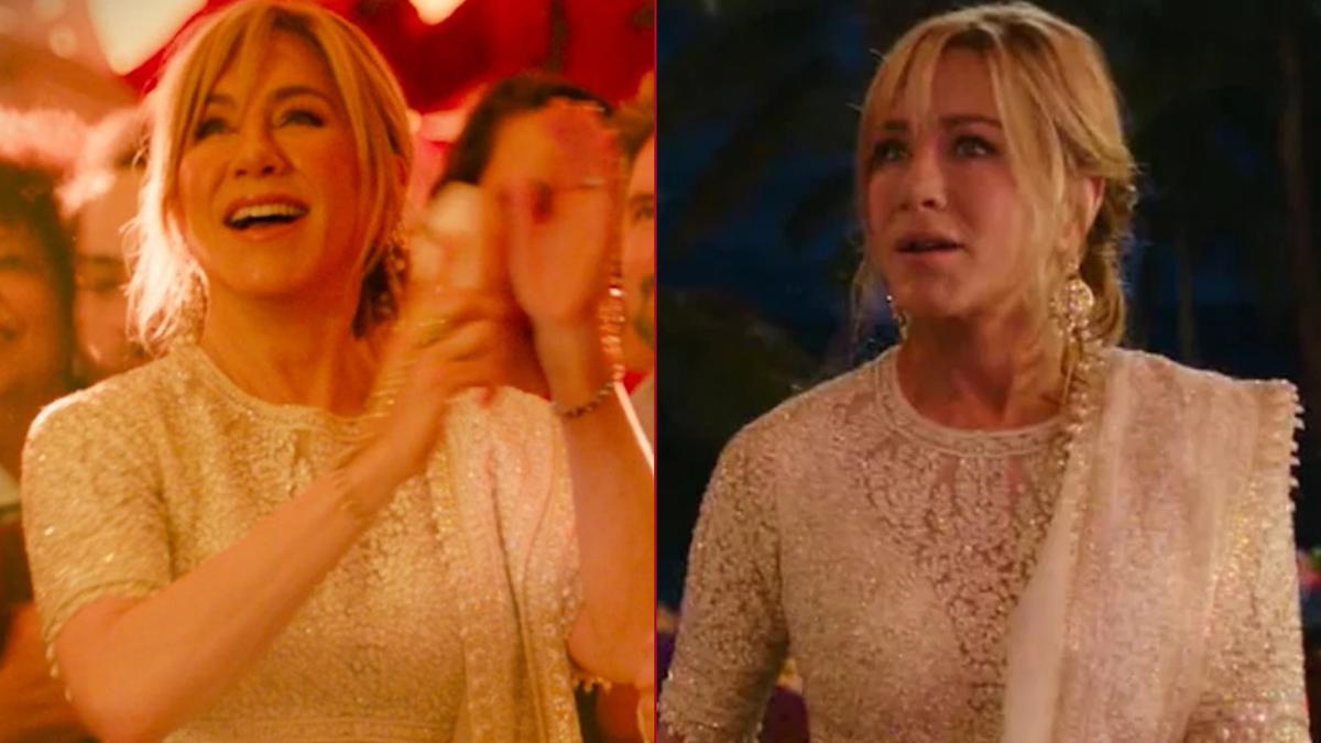 Jennifer Aniston says her Manish Malhotra lehenga in Murder Mystery 2 was  heavy