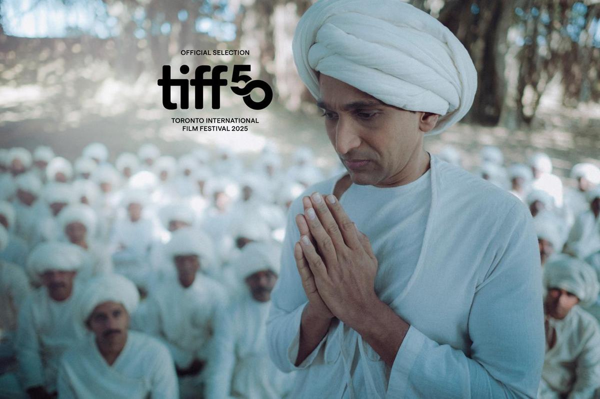 Pratik Gandhi in 'Gandhi'.