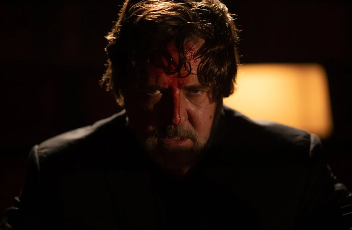 Russel Crowe as Anthony Miller in a still from ‘The Exorcism’