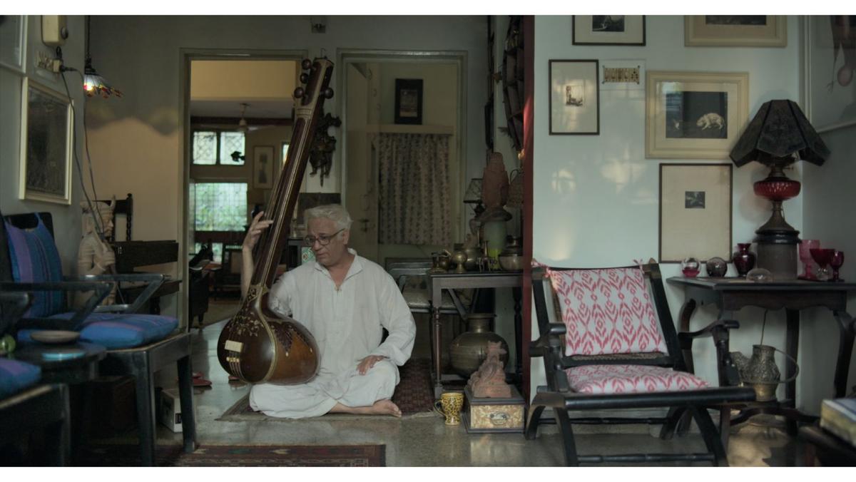 Bhaveen Gossain in a still from film Alaav (Hearth and Home).