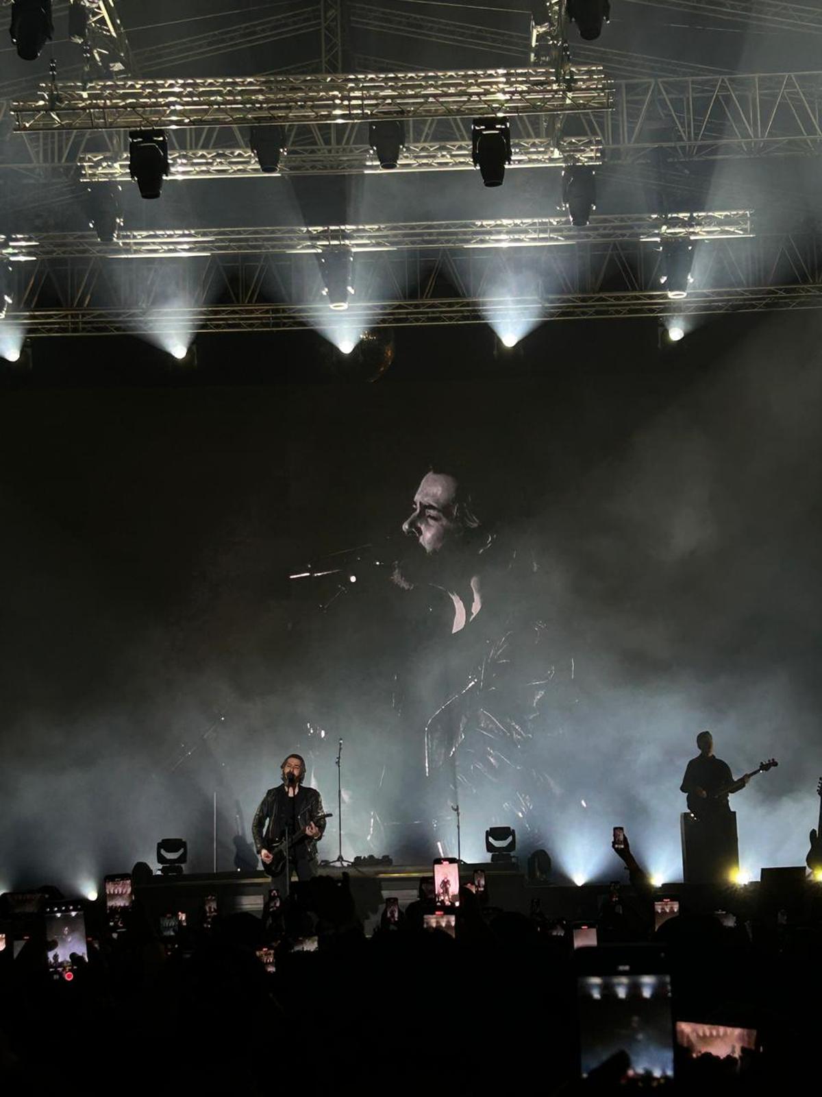 Frontman, Greg Gonzalez of Cigarettes After Sex performs at the Backyard Sports Club in Gurugram for the India leg of their ‘X’s world tour on 24th January, 2025