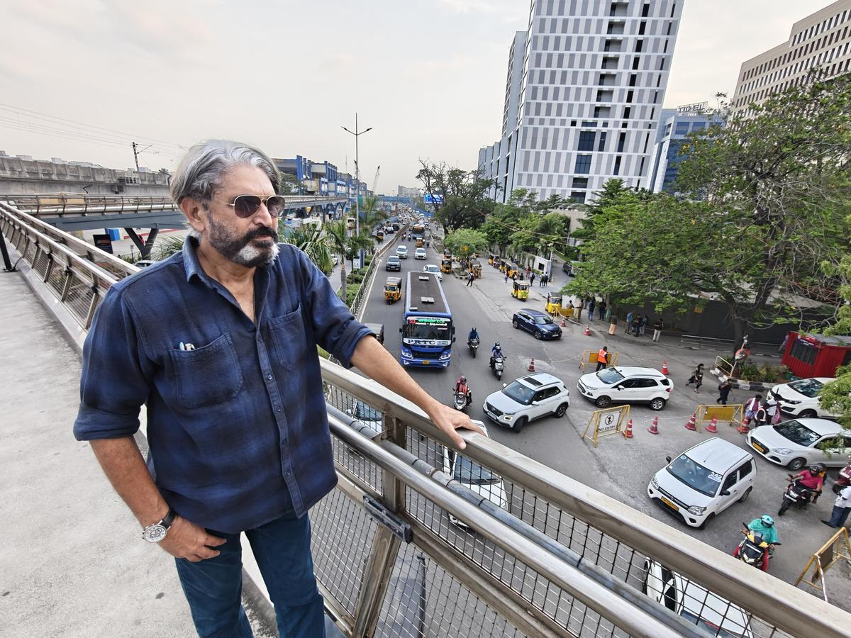 Suresh Chandra Menon in Chennai’s OMR Suresh Chandra Menon in Chennai’s OMR