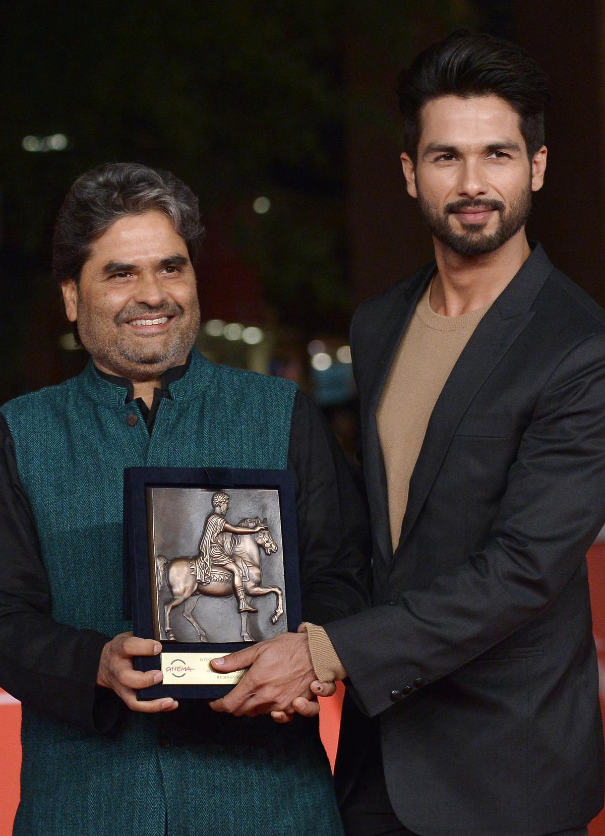 Vishal Bhardwaj with Shahid Kapoor