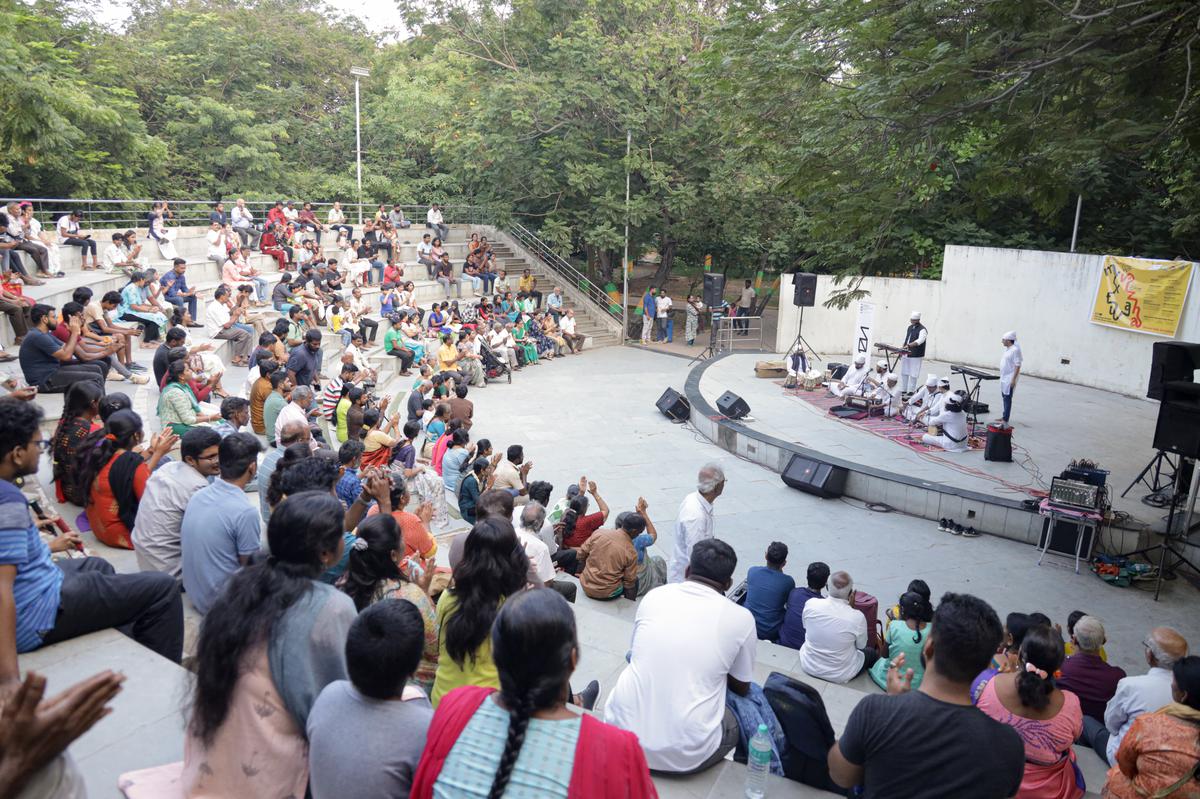 Sufi music at Chennai’s Mixtura Vizha 2023, at Anna Nagar Tower Park
