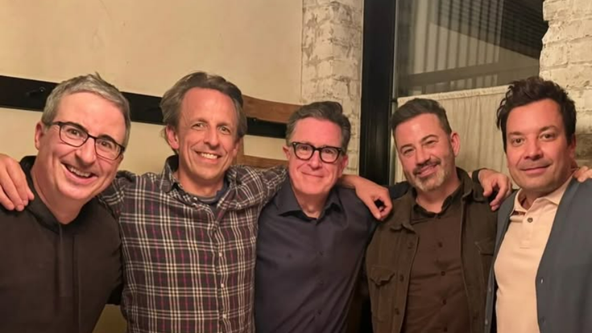 Jimmy Fallon, Seth Meyers, Stephen Colbert react to Jimmy Kimmel’s suspension from ABC