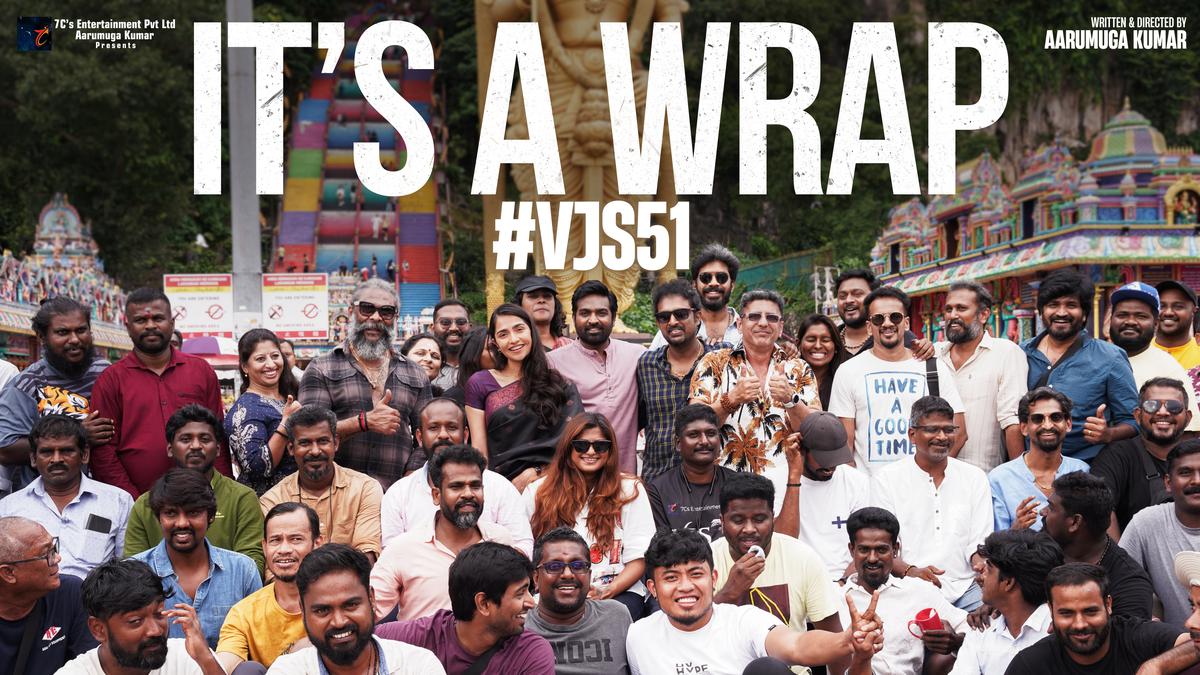 It’s a wrap for Vijay Sethupathi - Rukmini Vasanth’s ‘VJS 51’