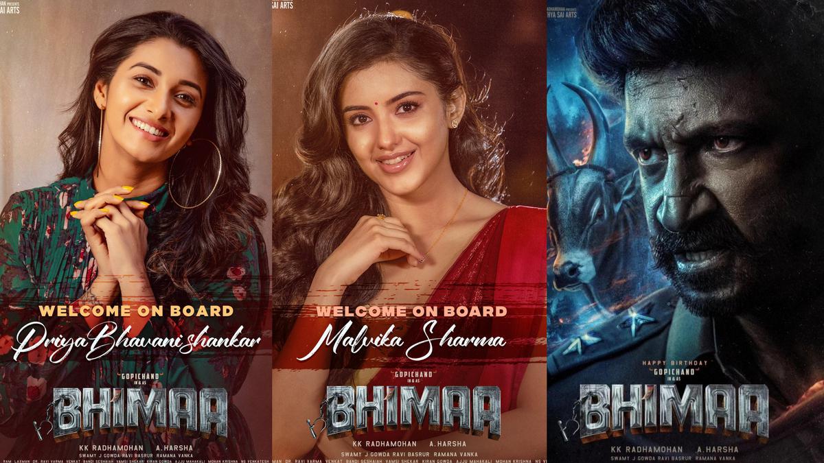 ‘Bhimaa’: Priya Bhavani Shankar, Malavika Sharma to play female leads in Gopichand’s film