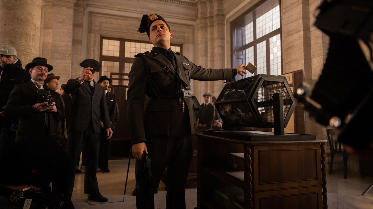 A still from’Mussolini: Son of the Century’ 