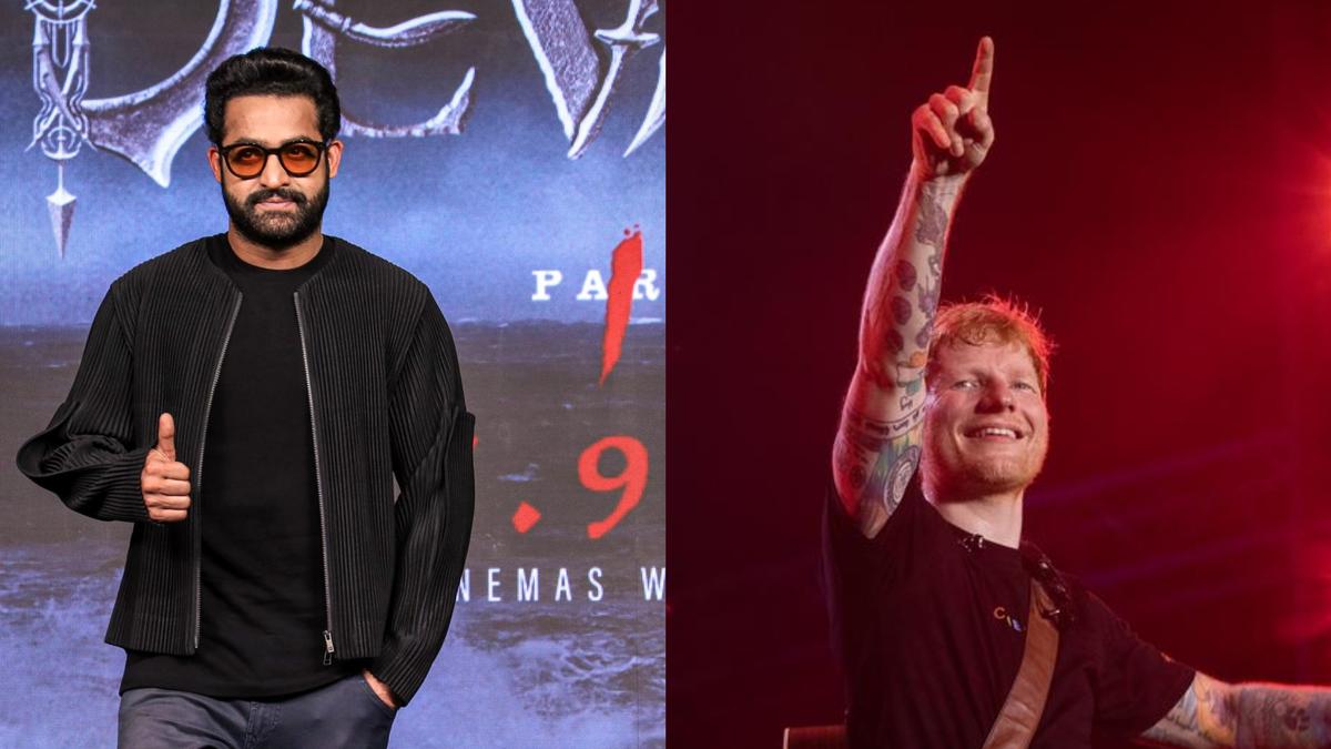 Music has no boundaries: Jr NTR praises Ed Sheeran's 'Chuttamalle' performance in Telugu at Bengaluru concert