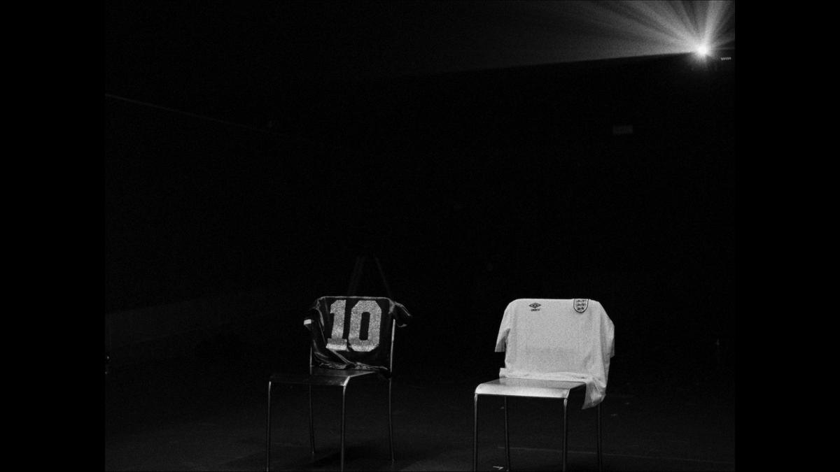 Maradona’s jersey from a still from the documentary The Match (El Partido).