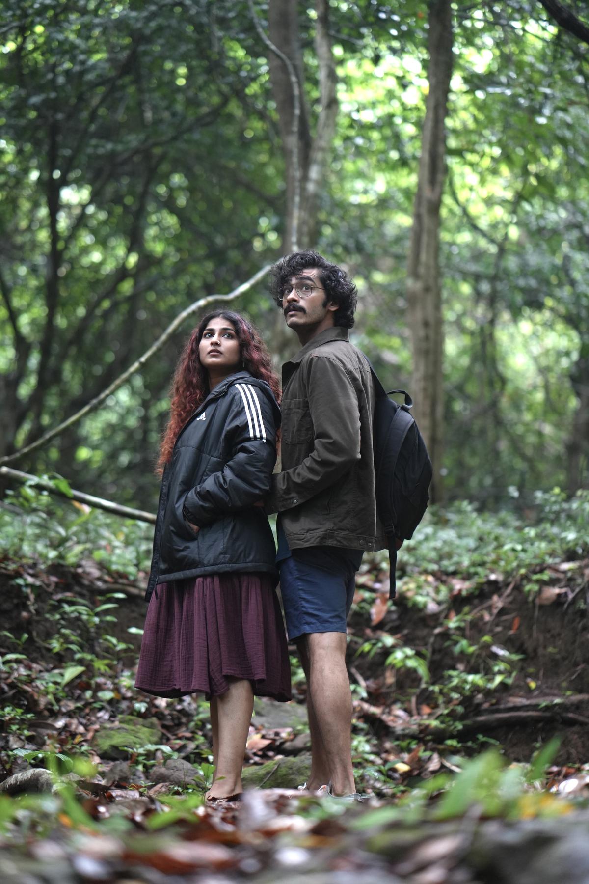 Gayathri Ashok and Vishak Nair in ‘Footage’