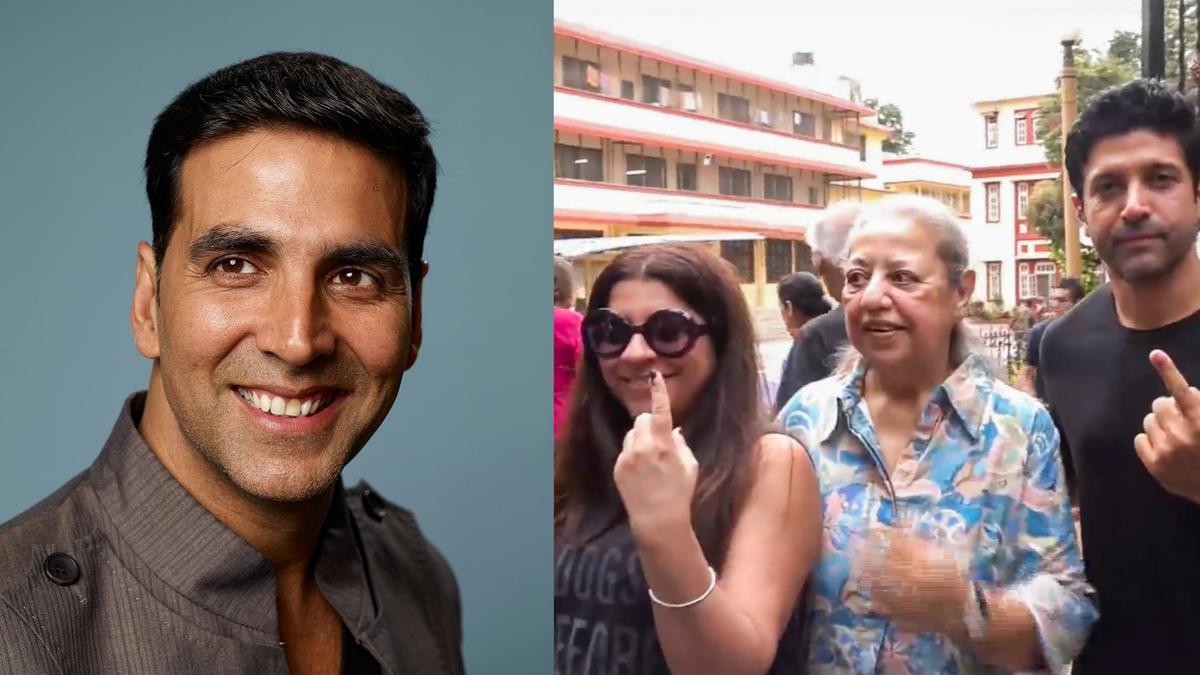 Lok Sabha Elections 2024: Bollywood stars Akshay Kumar, Farhan Akhtar, Rajkummar Rao cast vote in Mumbai