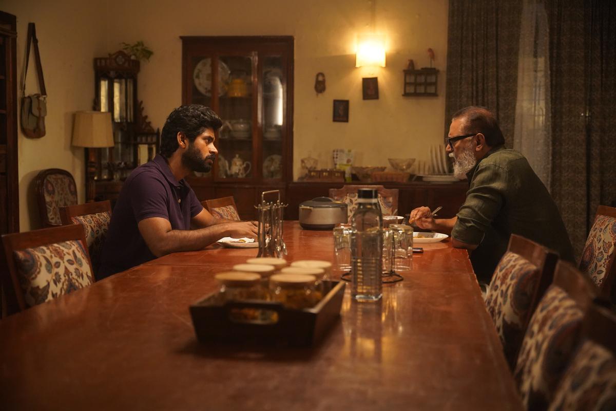 Kathir and Lal in a still from ‘Suzhal’ season 2