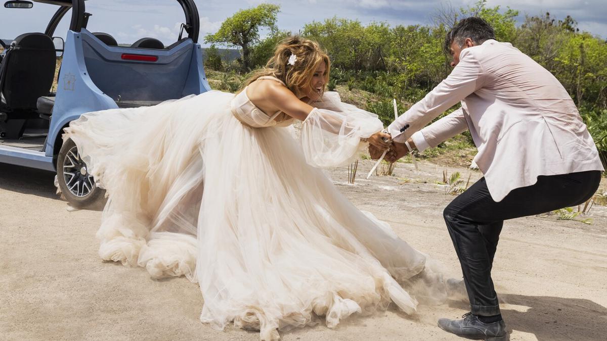 ‘Shotgun Wedding’ movie review: Jennifer Lopez, Josh Duhamel stuck in a dreadful dud