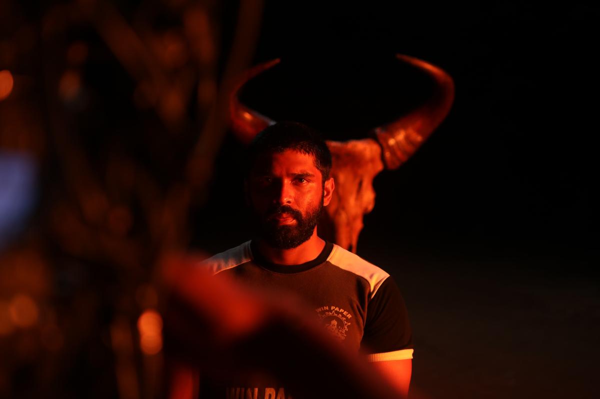 Dhruv Vikram in a still from ‘Bison Kaalamaadan’ Dhruv Vikram in a still from ‘Bison Kaalamaadan’