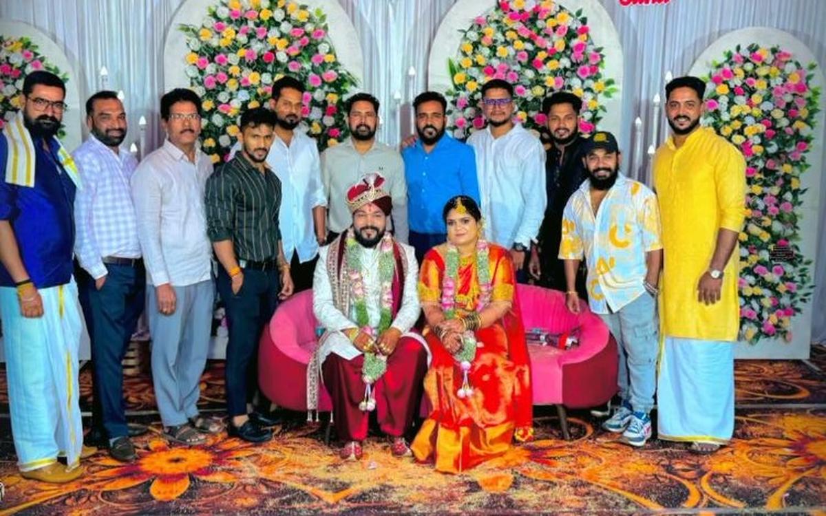 Picture shared by Rakesh Poojary hours before his untimely death