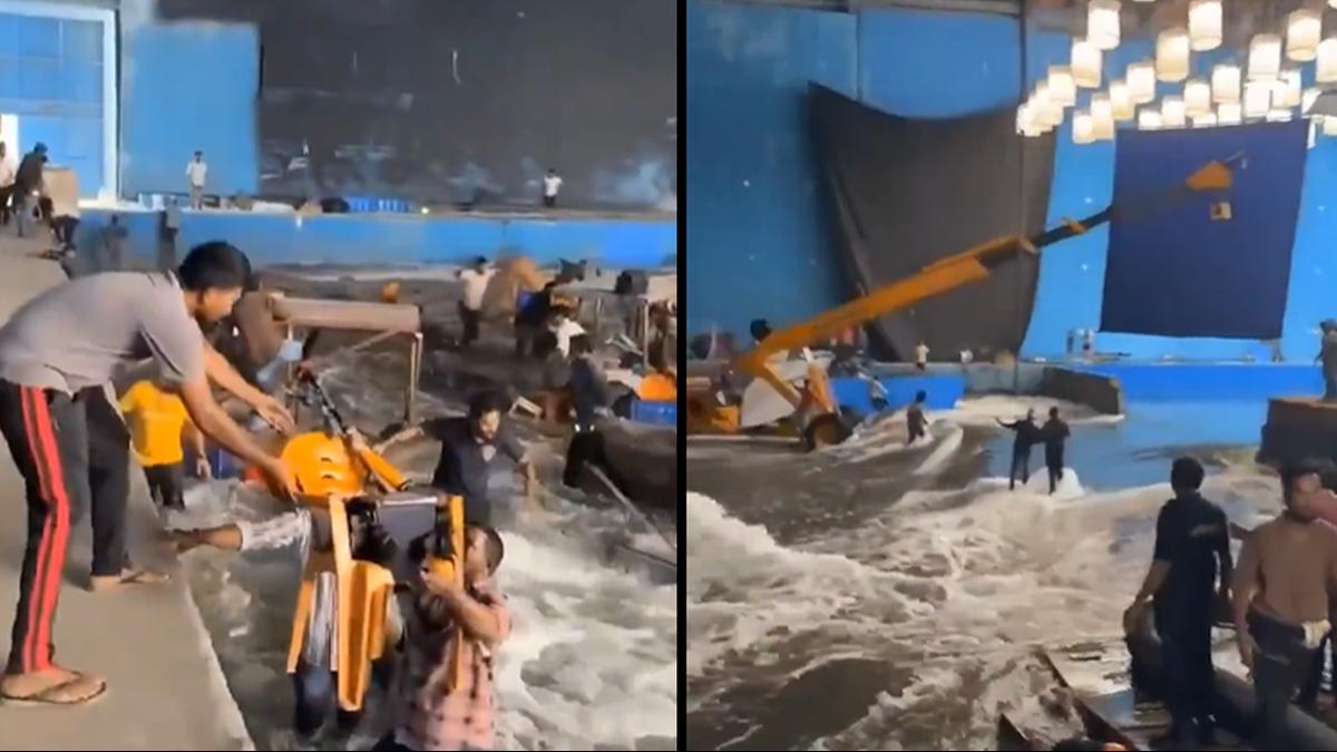 Water tank bursts on the sets of Ram Charan’s production ‘The India House’, crew members suffer injury