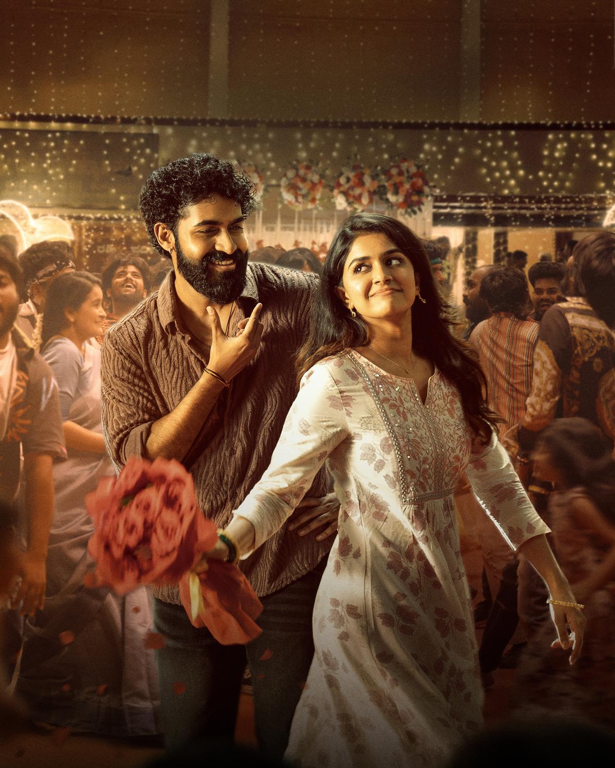 Yuva Rajkumar and Sanjana Anand in ‘Ekka’.