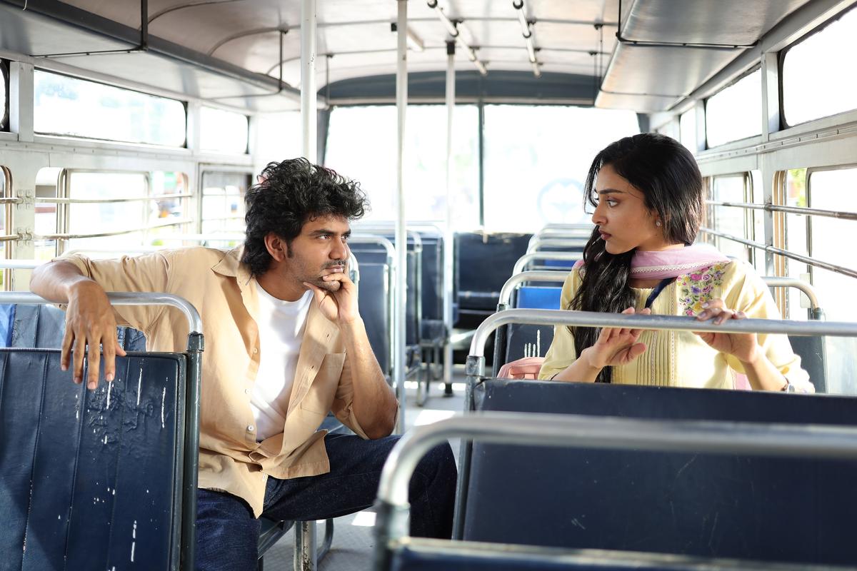Kavin and Preity Mukhundhan in a still from ‘Star’