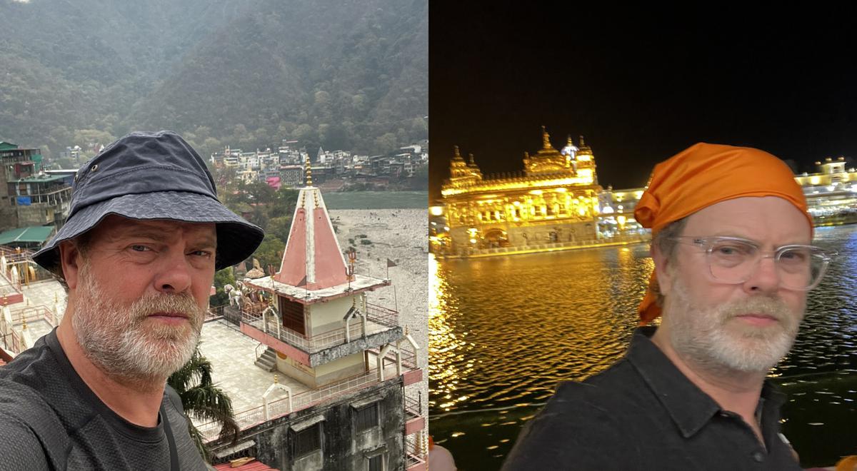 Rainn shares a few selfies from his India trip
