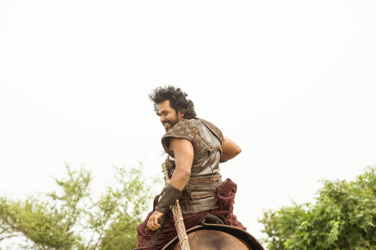 Karthi in a still from the film