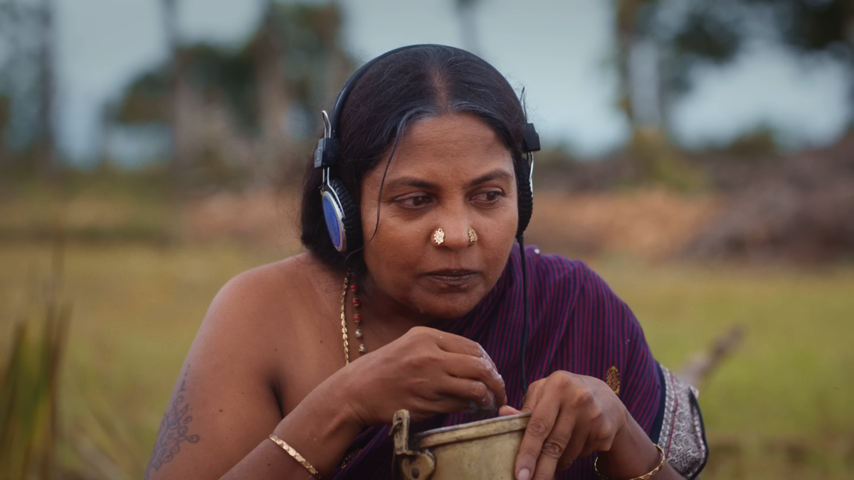 Geetha Kailasam in a still from ‘Angammal’ Geetha Kailasam in a still from ‘Angammal’