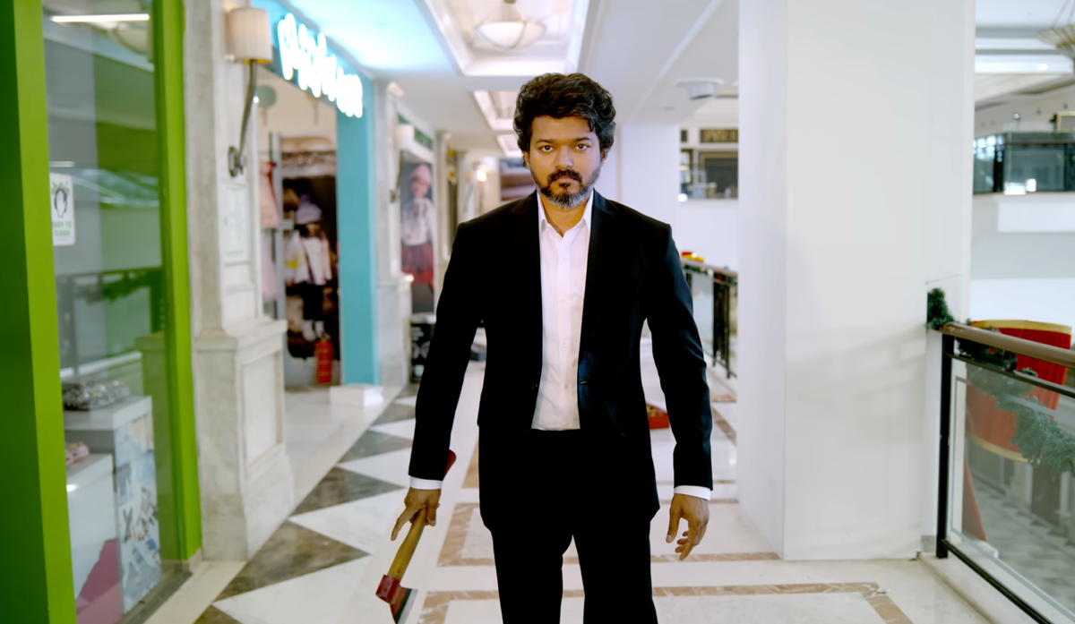 Vijay in a still from ‘Beast’