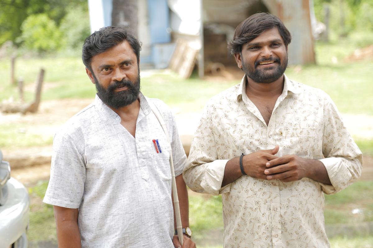 Sampath Maitreya and Tukali Santhosh in ‘Moorane Krishnappa’