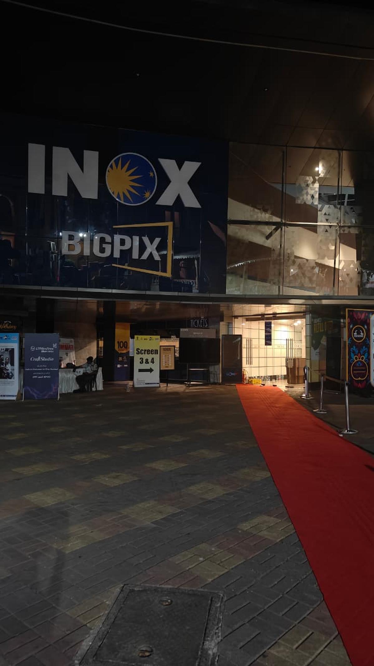 The deserted INOX Panjim festival venue at the at the 56th International Film Festival of India in Goa.