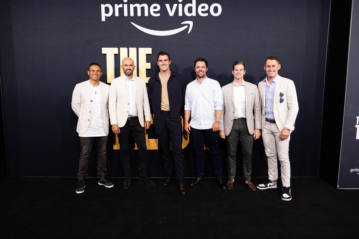 The Australian cricketers at the world premiere of season two of ‘The Test’