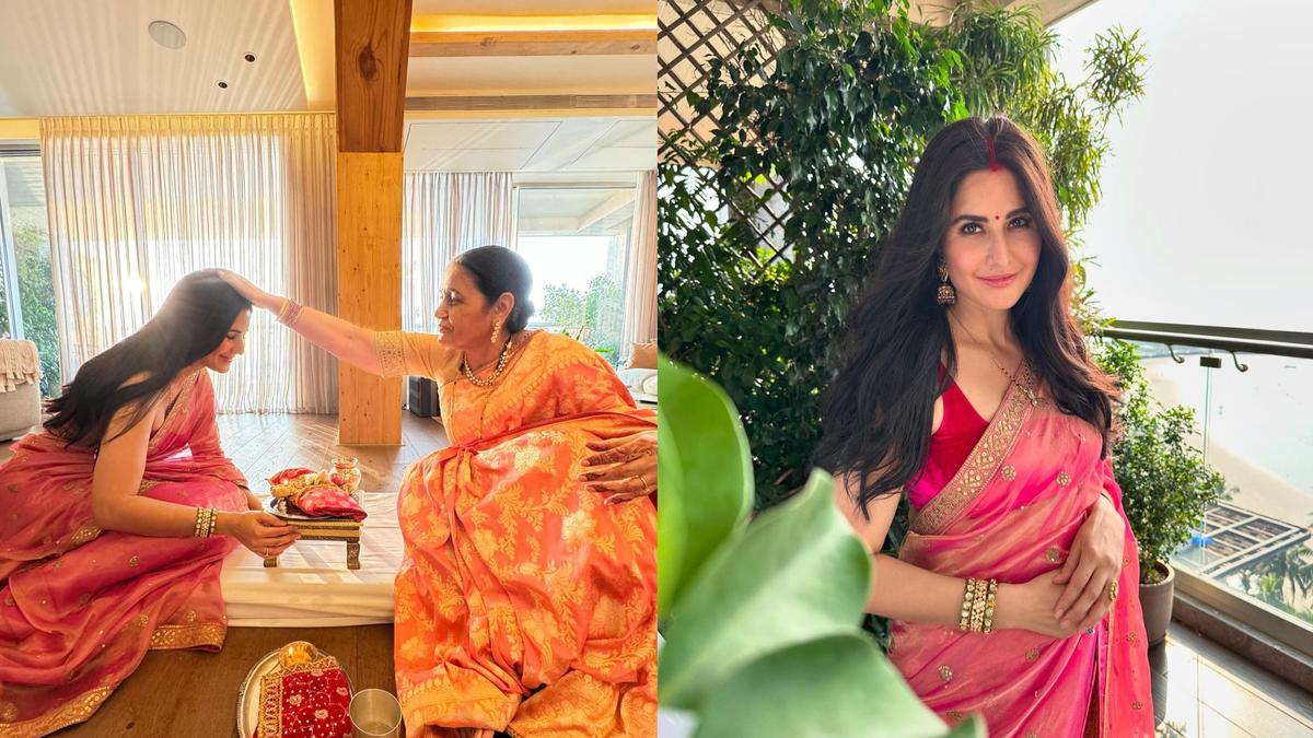 Katrina Kaif celebrates Karva Chauth with Vicky Kaushal’s family, shares pictures