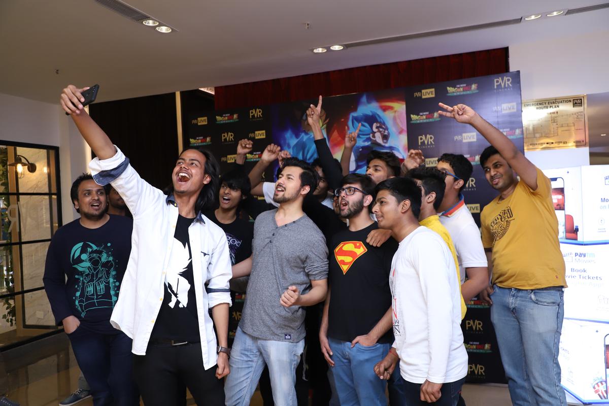 Indian fans attend a screening of ‘Dragon Ball Super: Broly’