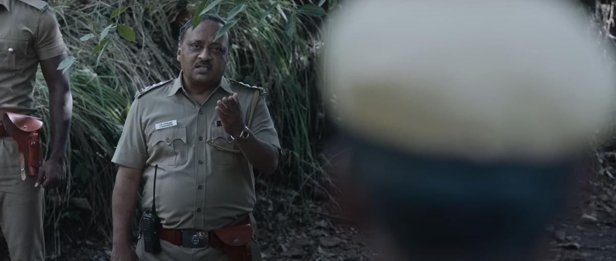 Chetan in a still from ‘Viduthalai Part 1’