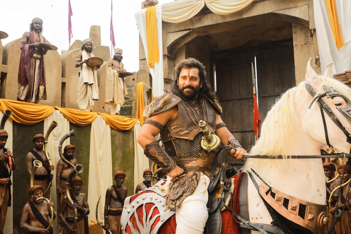 Vikram in a still from ‘Ponniyin Selvan: 2’